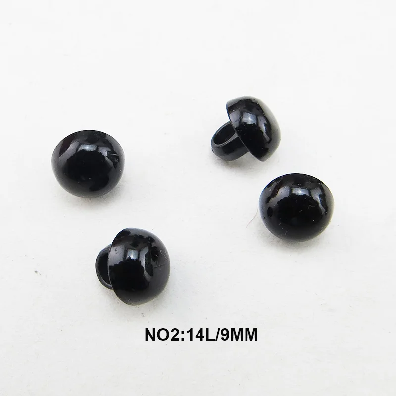 50 шт. цветные пластиковые пуговицы в виде черных шариков 8 15 мм|Пуговицы| |