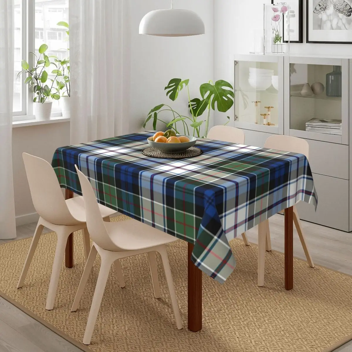 White Green Blue Lattice Rectangular Table Cloth Coffee Cover Tablecloth for Home Textile Kitchen Decor Oil-proof | Дом и сад