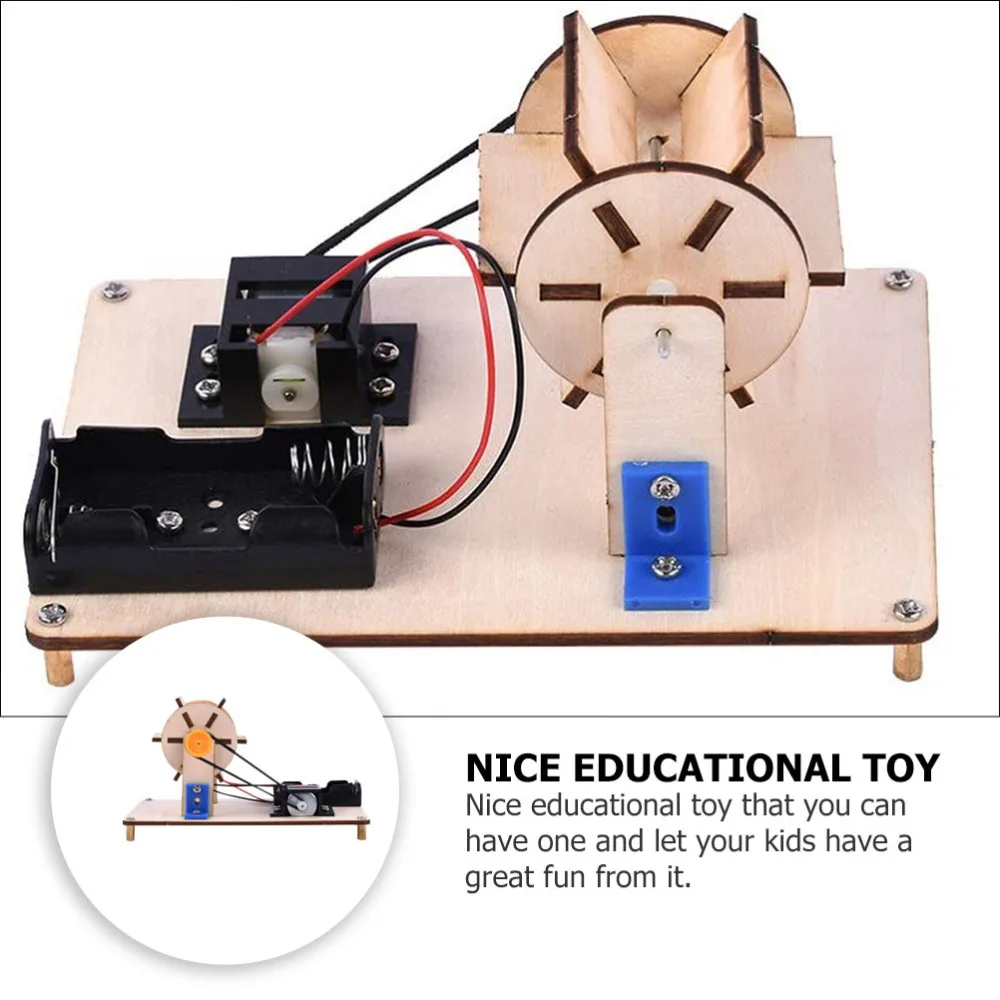 

1 Set DIY Electric Assembled Hydropower Plant Electric Learning Kit Battery