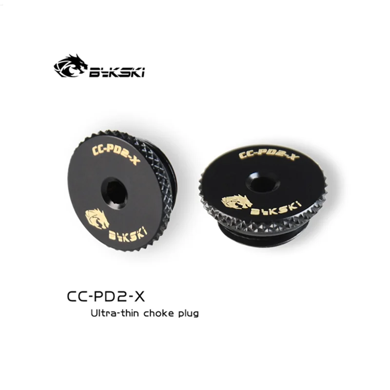 Bykski штепсельная Вилка для остановки воды бутик с принтом Ледяного Дракона G1/4