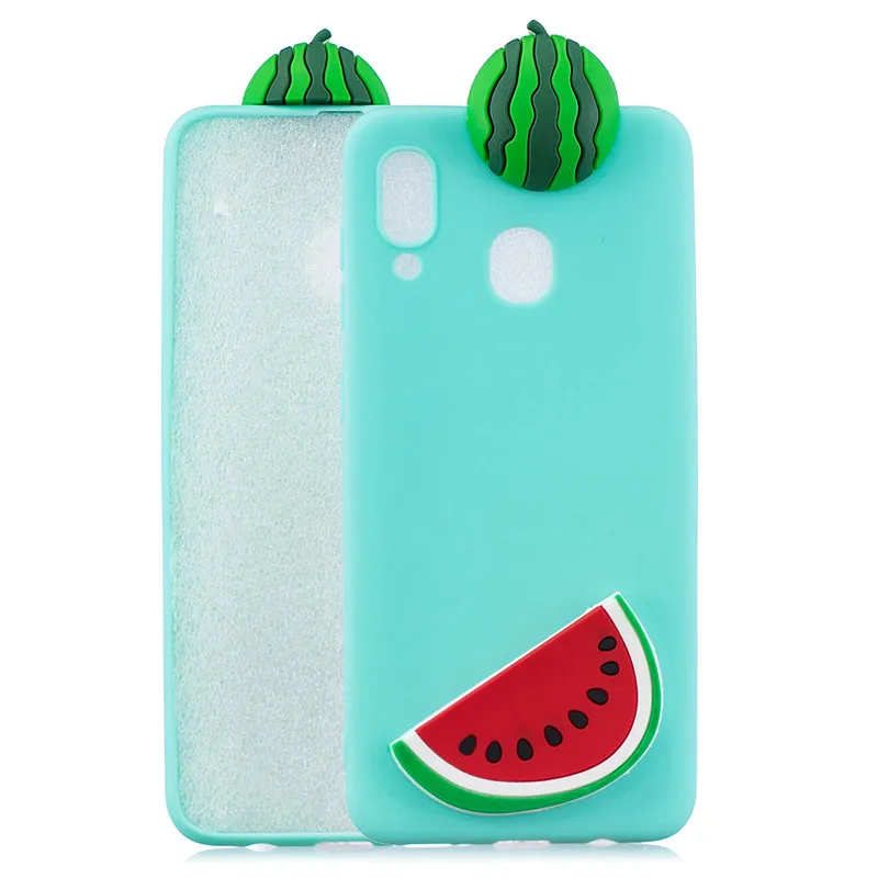 P 3D единорога панда Cat Чехол с принтом "кактус" для Coque samsung Galaxy A10S A20S A30S A50S A10 A20 A20E A30 A40 A50 A70 A51 A71 чехол Funda - Цвет: P