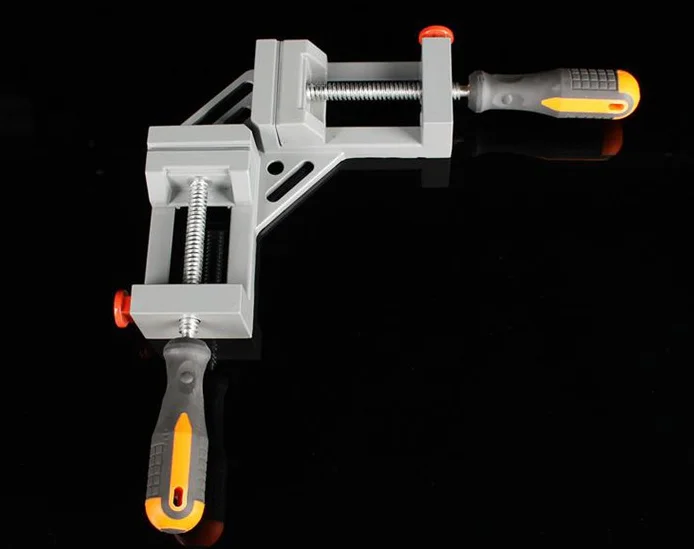 Двойная Ручка 90 градусов правый угловой зажим рамка для картин 100 мм зажимы