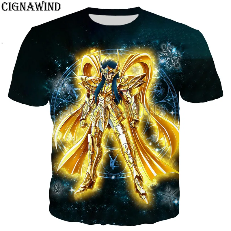 Футболка унисекс с 3D-принтом в стиле аниме Сен-Сейя/Золотые святые | Мужская