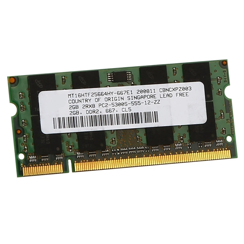 2GB DDR2 RAM Memory 667Mhz PC2 5300 Laptop Ram Memoria 1.8V 200PIN SODIMM for AMD |