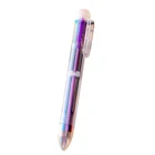 Разноцветные ручки 6 в 1 Выдвижная шариковая ручка удобные Канцтовары Школьные принадлежности для офиса студентов JA55