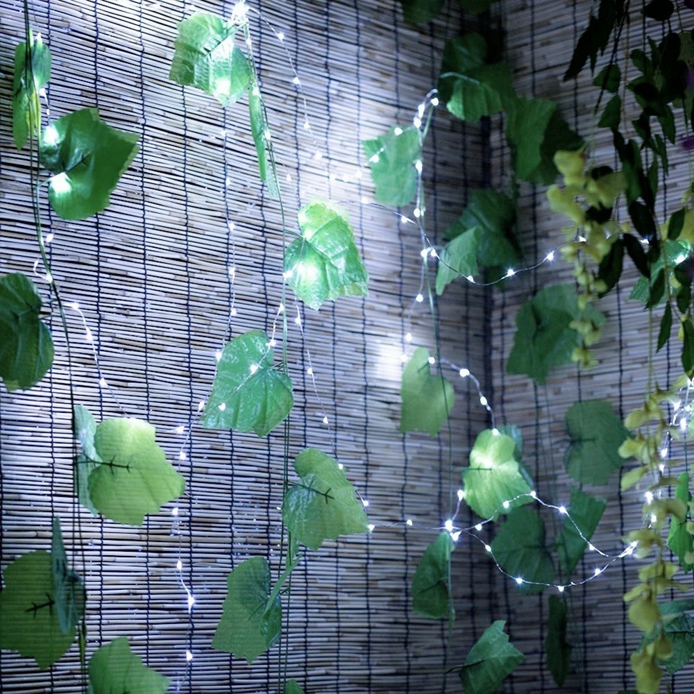 DC12V Wedding String lights10M 5M Warm White Indoor Outdoor Silver Wire for Bedroom Patio Garden Party Christmas 50pcs/lot | Лампы и