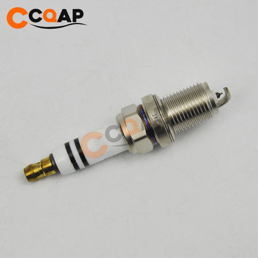 4 шт. иридиевая Свеча зажигания 06H905611 F7KPP332U для A3 A4 A6 Q3 Allroad 2.0L 06H 905 611|Свечи и