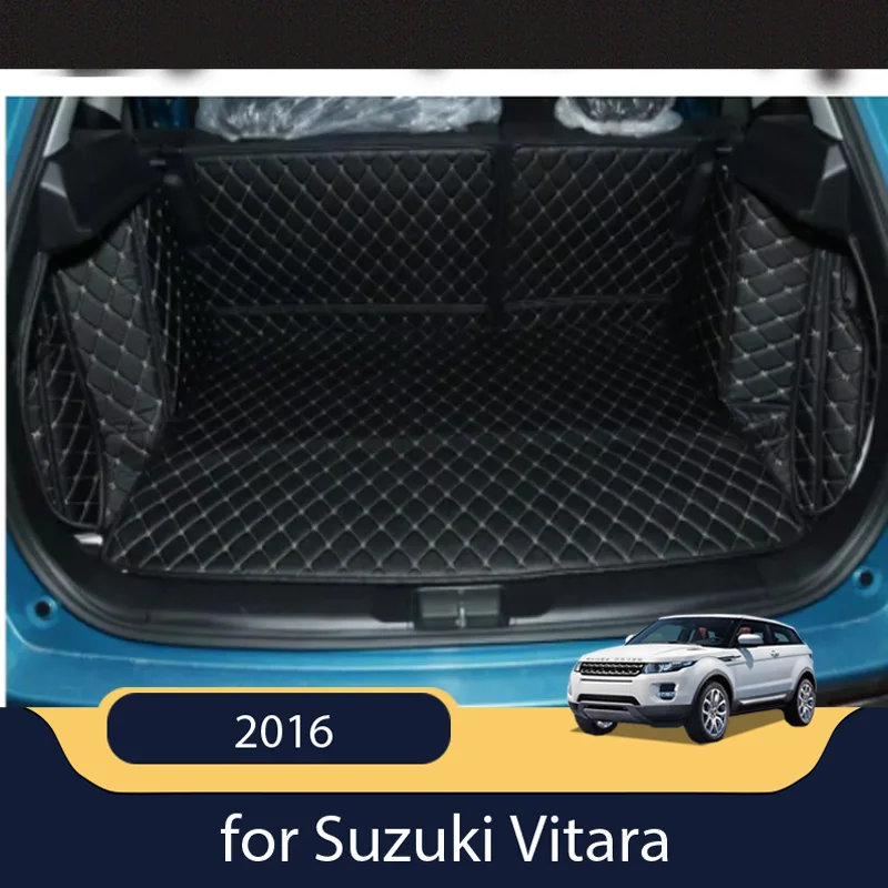 Лучшее качество! Специальные коврики для багажника Suzuki Vitara 2016 водонепроницаемые