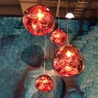 Скандинавская Лавовая светодиодная Подвесная лампа, современный кухонный светильник из ПВХ, светильник ний декор, потолочные светильники для гостиной