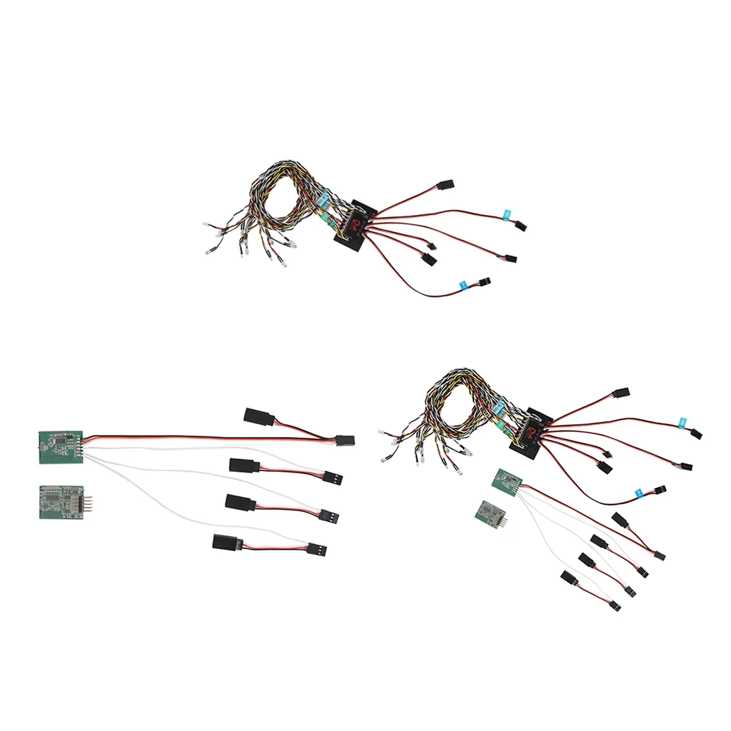

RC Linkage LED Lights Lamp Group for -4 4 Defender 1/10 RC Car