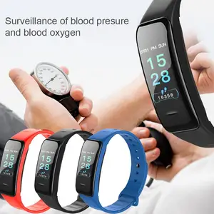 B1 0.96inch IP67 Waterproof Heart Rate Blood Pressure Monitoring Smart
Bracelet Wristbands Wearable Devices Electronics