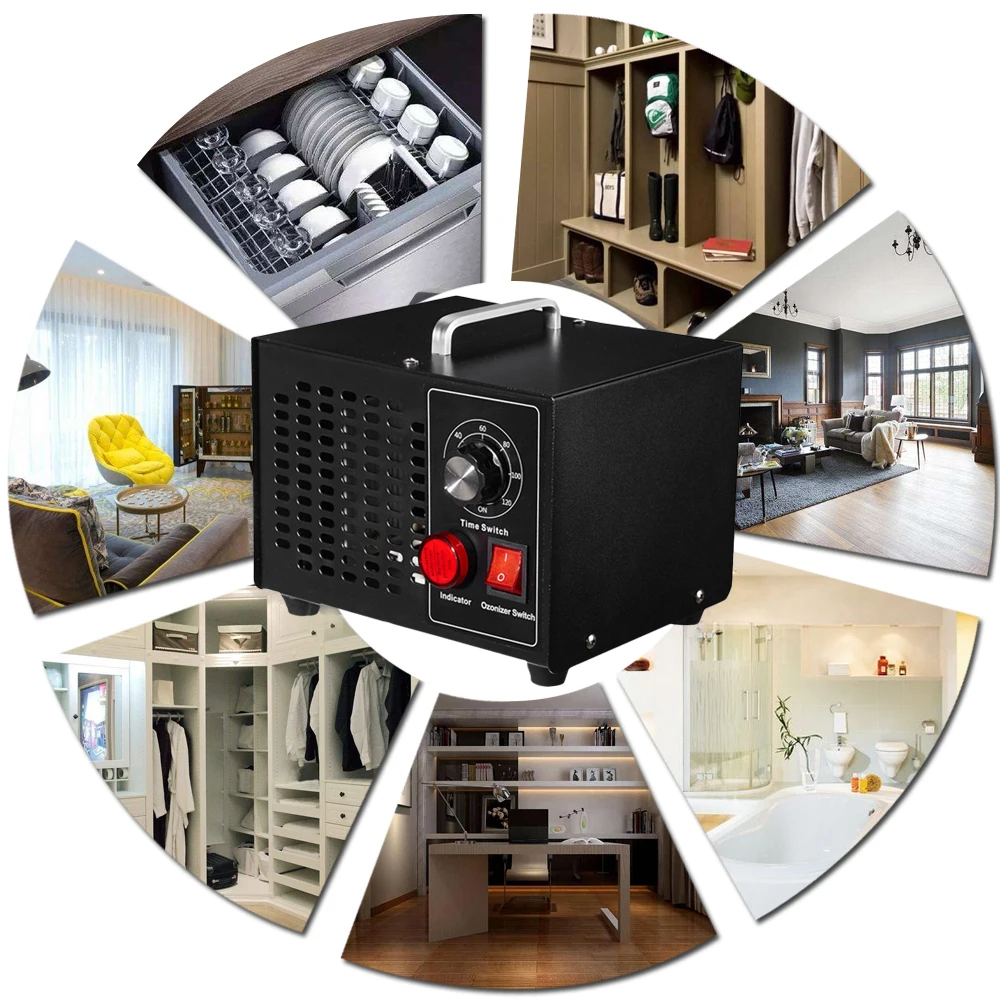 3500mg/h Portable Ozonator Zone Produce Machine Ozone Generator Air Filter Purifier Fan For Home Office Formaldehyde Remove | Инструменты