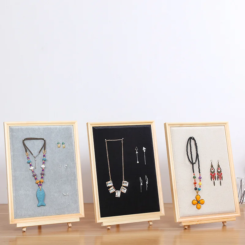 

25*20cmEarring Display Rack creative jewelry rack earnail plate Earrings storage jewelry wall photo frame display rack props