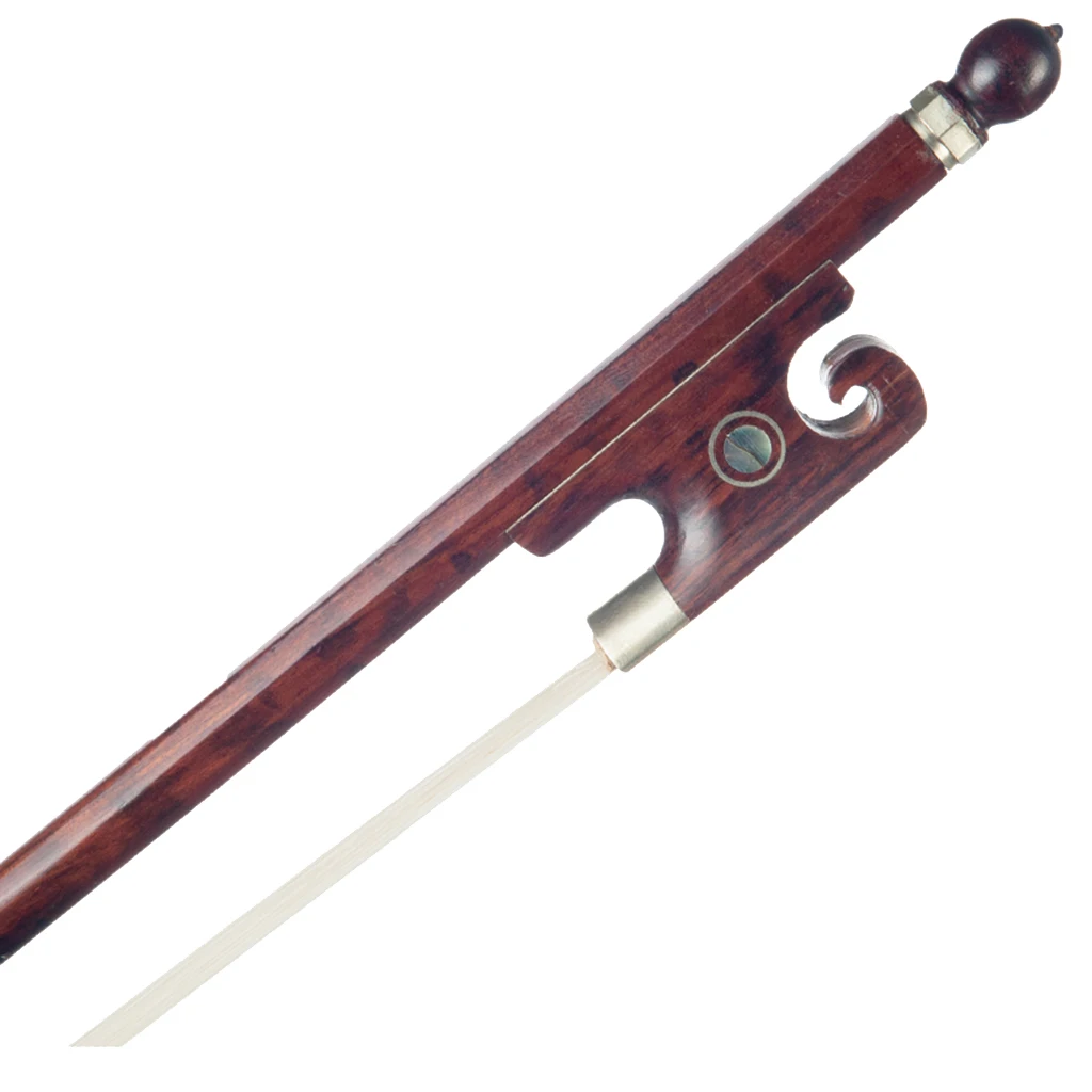 

Viola Bow, Snakewood Stick, Horsehair String and Fish Eye Frog, Great for Viola Players