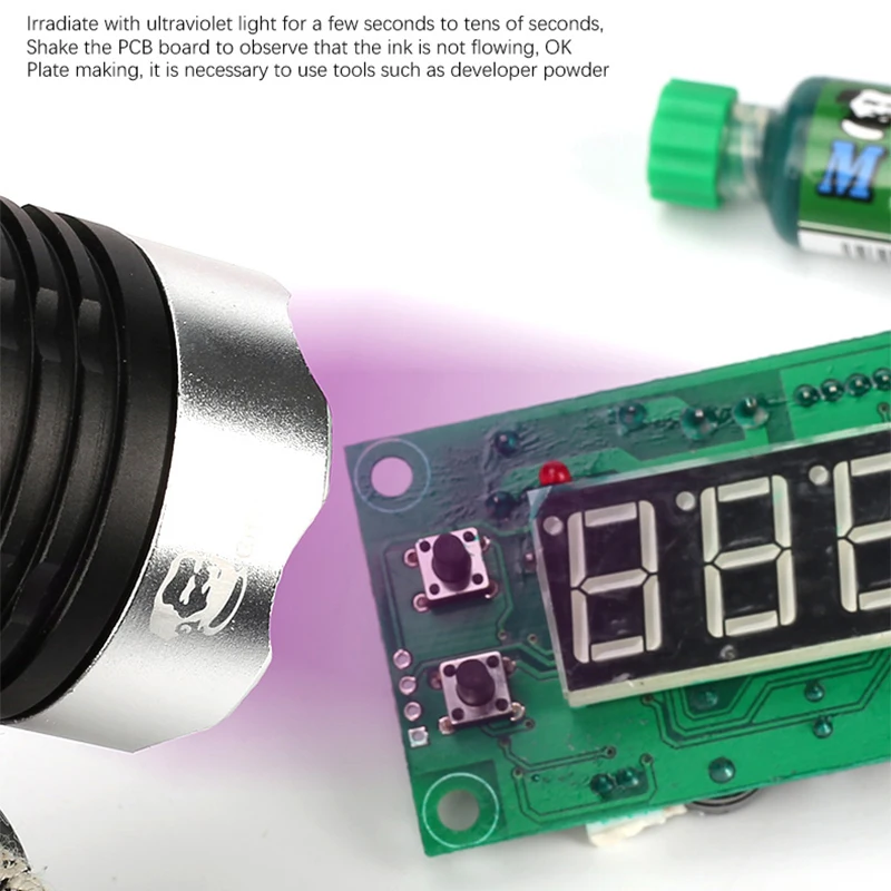 Механик зеленого цвета PCB УФ Фоточувствительный маска чернила для тату набор