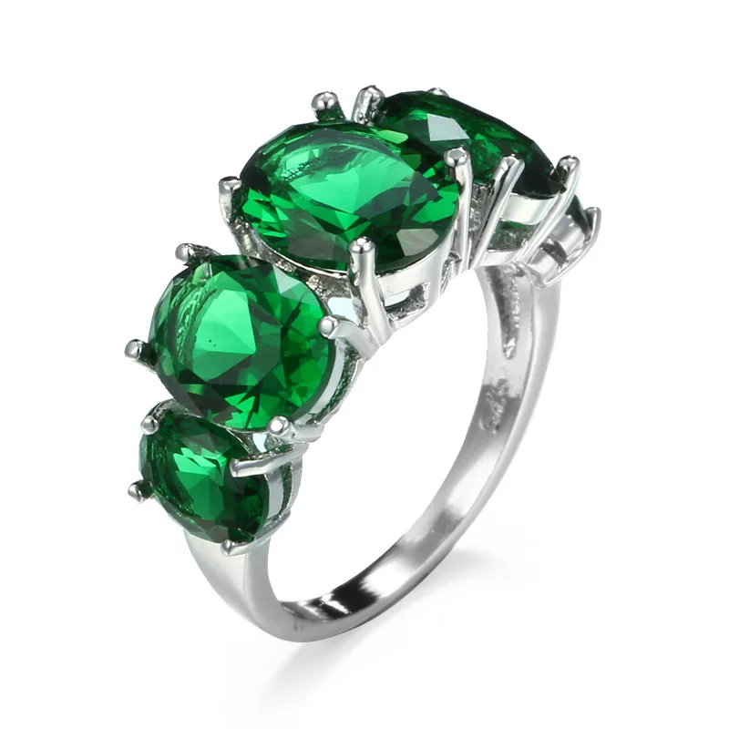 

Explosive hot selling jewelry zircon ring European and American jewelry