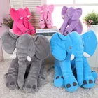 Большая плюшевая игрушка-слон, 33 см40 см60 см, игрушка для детей, подушка для сна, милая мягкая Набивная игрушка-слон, детское животное