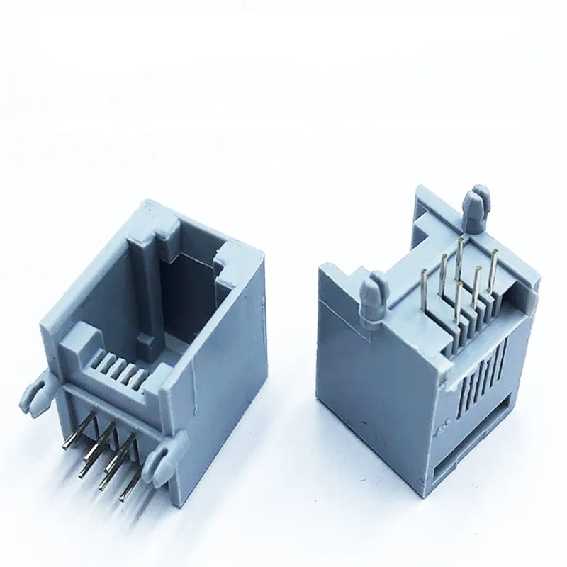 10 шт. RJ12 RJ11 телефонная розетка 90 градусов 6Pin кристальная 6p6c | Обустройство дома