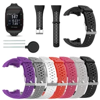 soft silicone wristband strap for polar m400 m430 smart watch band replacement watchband bracelet with tool watch accessories
