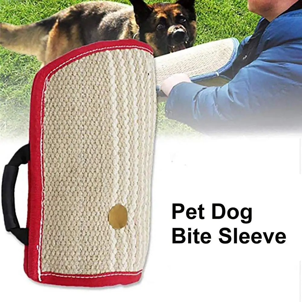 

Malinois Shepherd Dog Pet Training Bite Tugs Protection Thicken Linen Arm Sleeve