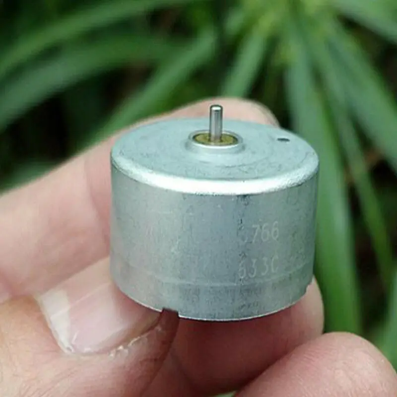 ]Micro Mini 300 DC Motor 6V-9V 7.2V 9V 6500RPM Small Tiny Electric Type Car Boat Ship Model Solar Panel Experiment | Обустройство
