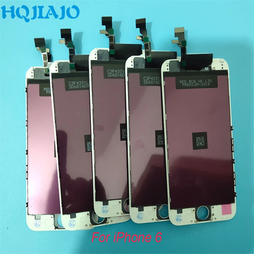 

10 pieces/lot AAA Test Working LCD Display Screen For Apple iPhone 6G LCD Display Touch Screen Digitizer Assembly For iPhone 6