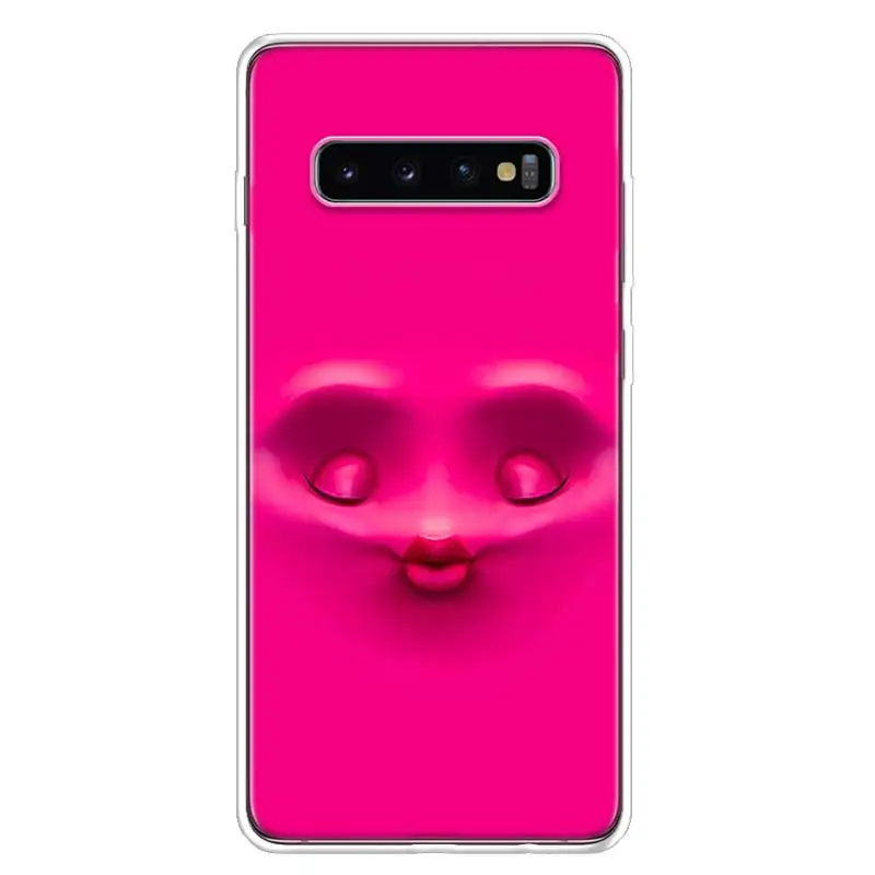 Funny Face Soft Phone Case For Samsung S21 FE S20 Plus Galaxy S22 Ultra S10 Lite 2020 S9 S8 S7 S6 Edge Cover Fundas Pattern Capa