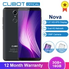Оригинальный Cubot Nova Android 8,1 18:9, полный экран, 3 ГБ, 16 ГБ, 5,5 дюймов, MT6739, четырехъядерный смартфон, 2800 мАч, двойной, 4G, две sim-карты