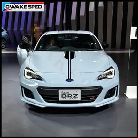 Гоночный спортивный капот в полоску Автомобильный капот Декор виниловые наклейки Авто Крышка двигателя наклейки для Subaru BRZ Coupe AT MT STI