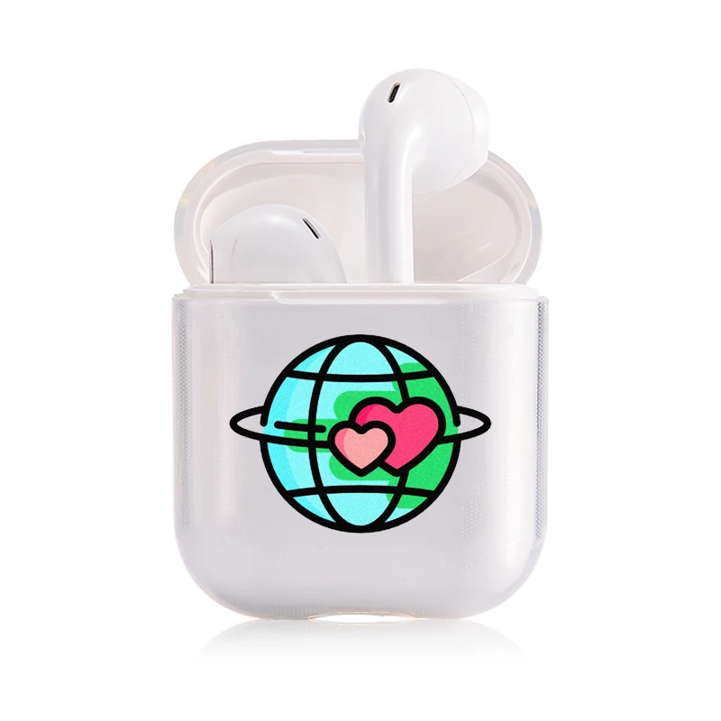 Мягкий силиконовый милый Чехол Air Pods для Apple airpods чехол роскошный Мультфильм Путешествие самолет гей Airpods чехол в наушниках аксессуары