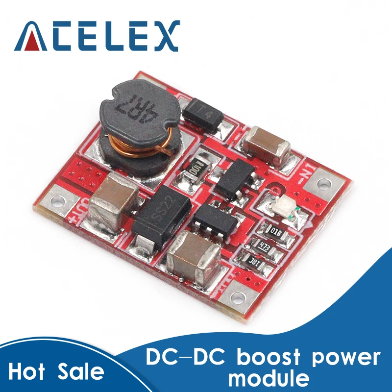 DC Повышающий Модуль источника питания усилитель конвертера Step Up печатная плата 3V