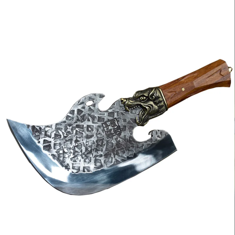 

Large Kitchen Knife Choping Knife One-piece Handmade Forging High Hardness Intangible Heritage Hand Forging Process