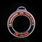 WALK FISH 100% фторуглеродная рыболовная леска для ловли карпа, 50 м, 100 м, сверхпрочная леска для ловли рыбы в соленой воде, мононитиевая леска для ловли нахлыстом