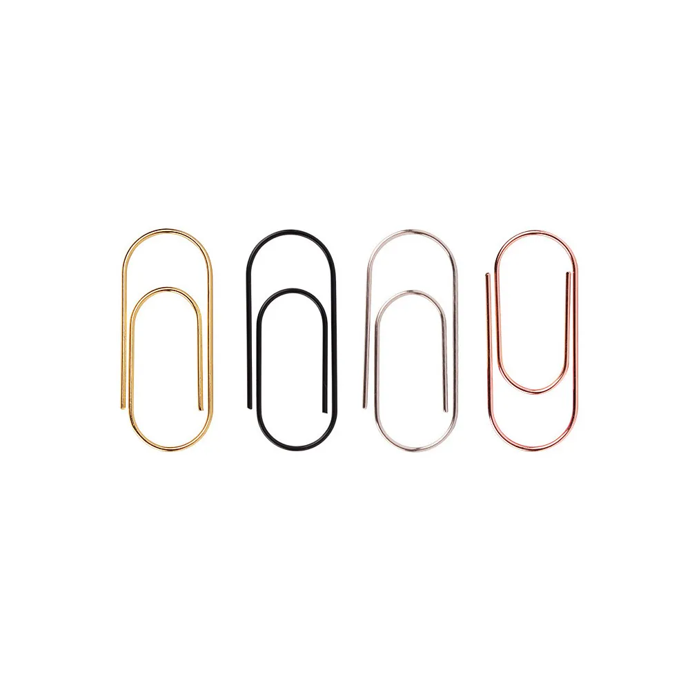 

20pcs Paper Clips Escolar Bookmarks Photo Memo Ticket Clip Stationery School Supplies Gifts