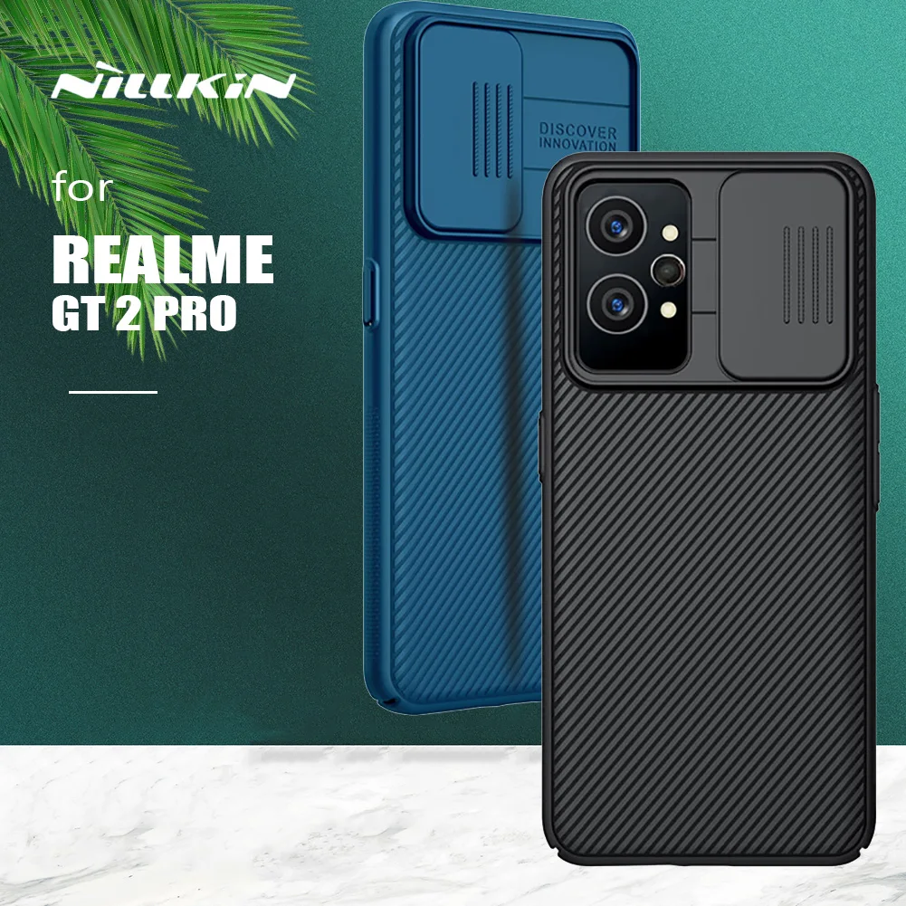 

for Realme GT 2 Pro Case Nillkin CamShield Case Slim Slide Camera Case Ultra-Thin Back Cover for Realme GT 2 Pro Lens Case