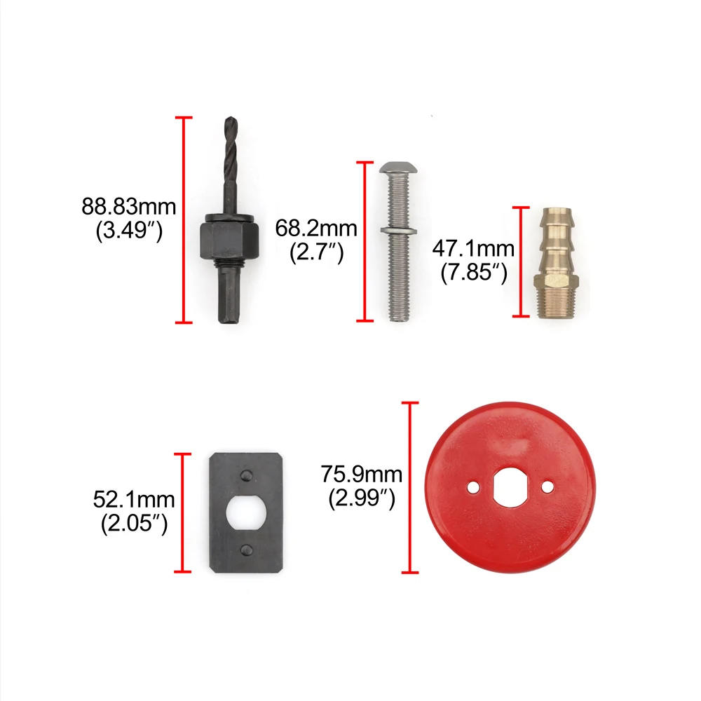 Для Cummins Powerstroke Дизель Duramax топливный бак Pick up Sump Kit w Holesaw YC101791 RD|Подача и обработка