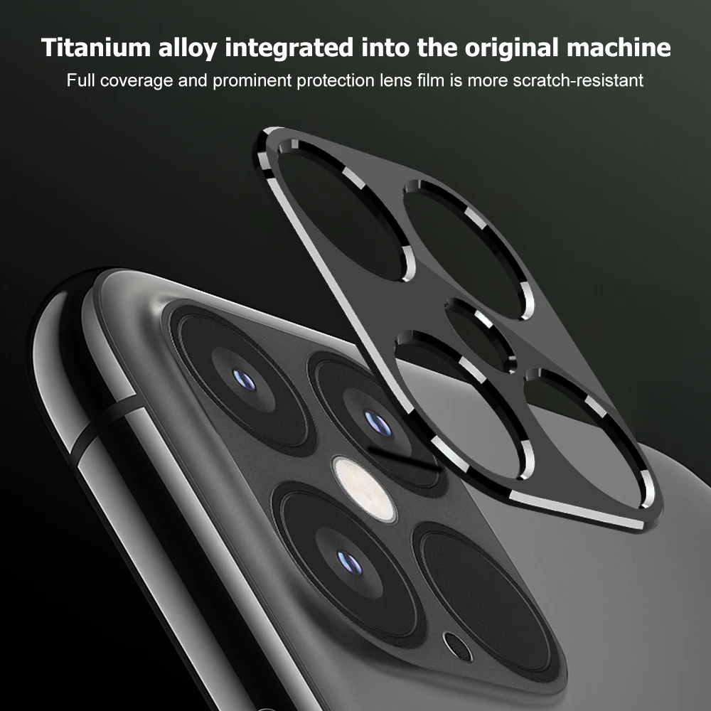 Защитная крышка для объектива камеры iPhone 12 Pro Max титановый сплав 2 шт. | Мобильные