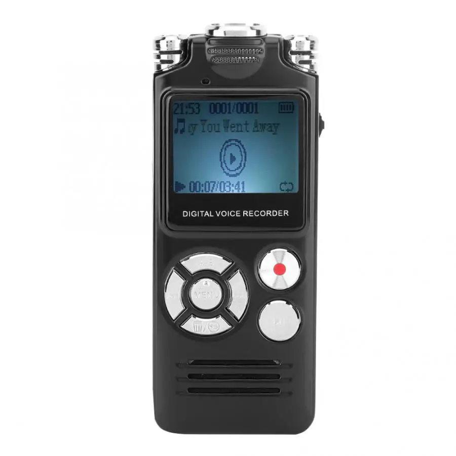 8 ГБ портативный аудио рекордер высокой четкости цифровой диктофон