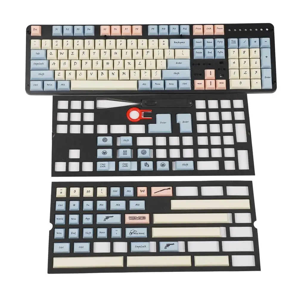 На Луне Марс колонии KIT1 профиль по аналогии с XDA PBT краситель Sub Keycap комплект