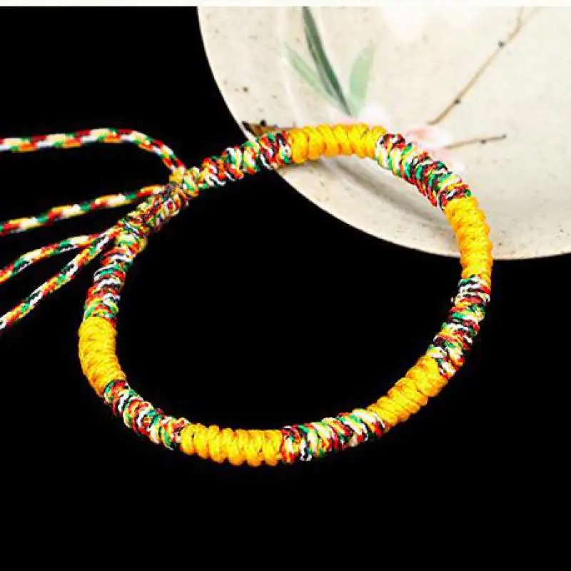 Тибетские счастливые буддийские узлы ручной работы китайские традиционные 4