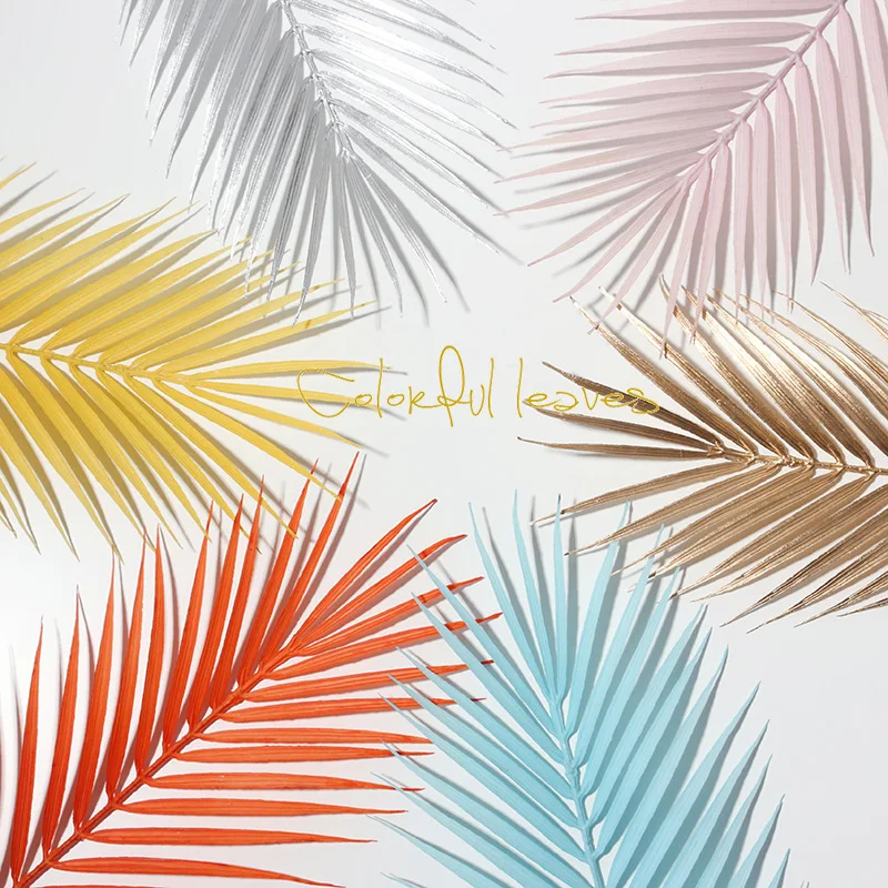 Nordic искусственные листья реквизит для фотосессии украшения Красота фотография