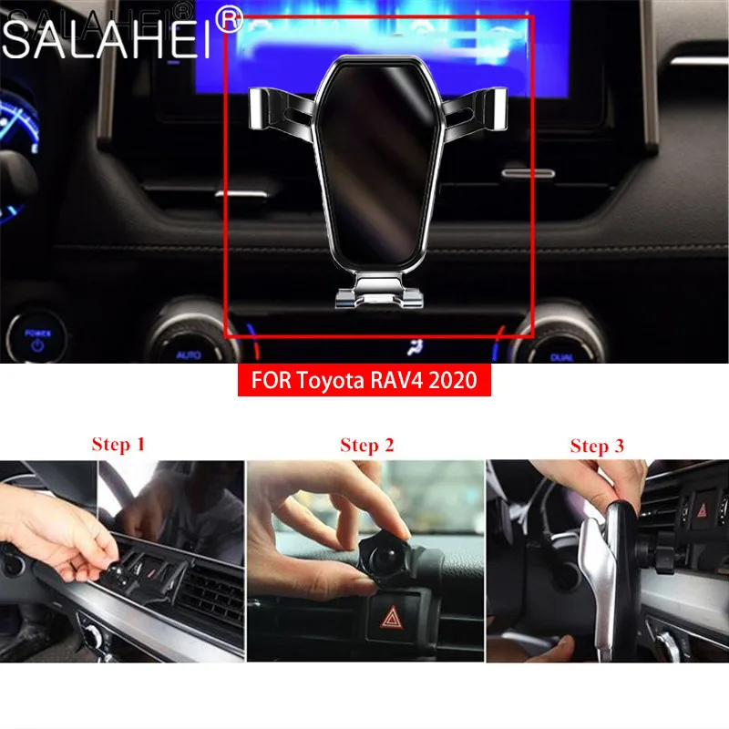 Гравитационный автомобильный мобильный телефон держатель для Toyota RAV4 2020 без