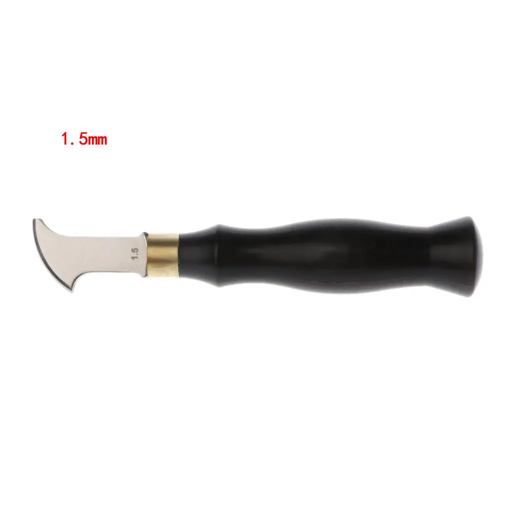 1.5 mm 1,0/1,5/2,0/2,5 мм Leather «сделай сам»; Закрытый круглый черные края линии Пресс инструмент украсить ремесло D2TD - Цвет: 1.5 mm