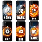 Чехол для телефона с персонализированным номером и именем футбольного хоккея для Samsung A52, A12, A32, A72, A20e, A21S, A51, A71, A11, A31, A10, A20S, A30, A40, A50, A70