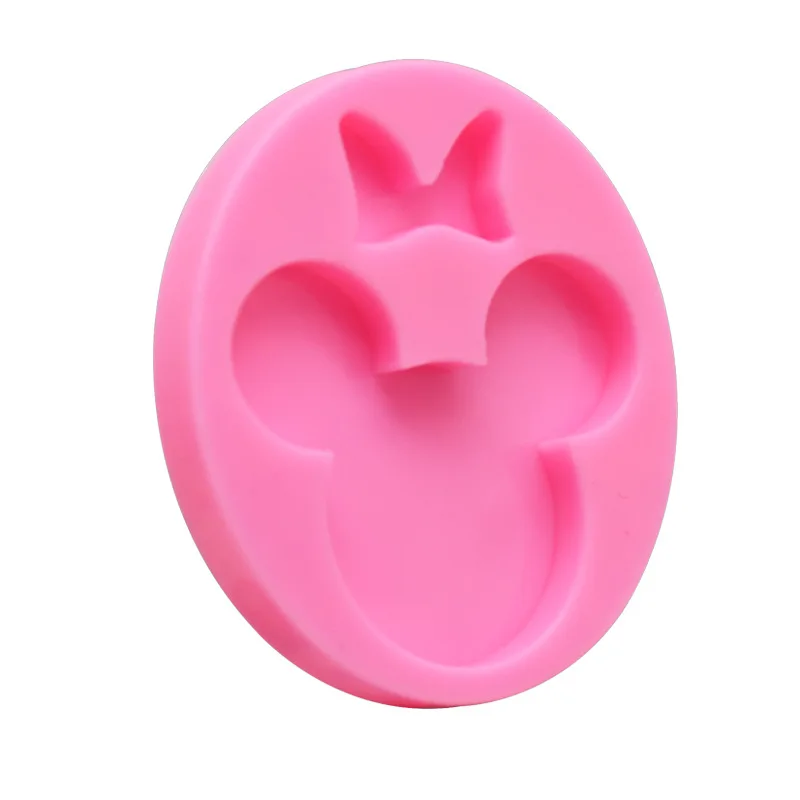 Форма силиконовая для украшения торта сделай сам милый мышонок съедобный бант