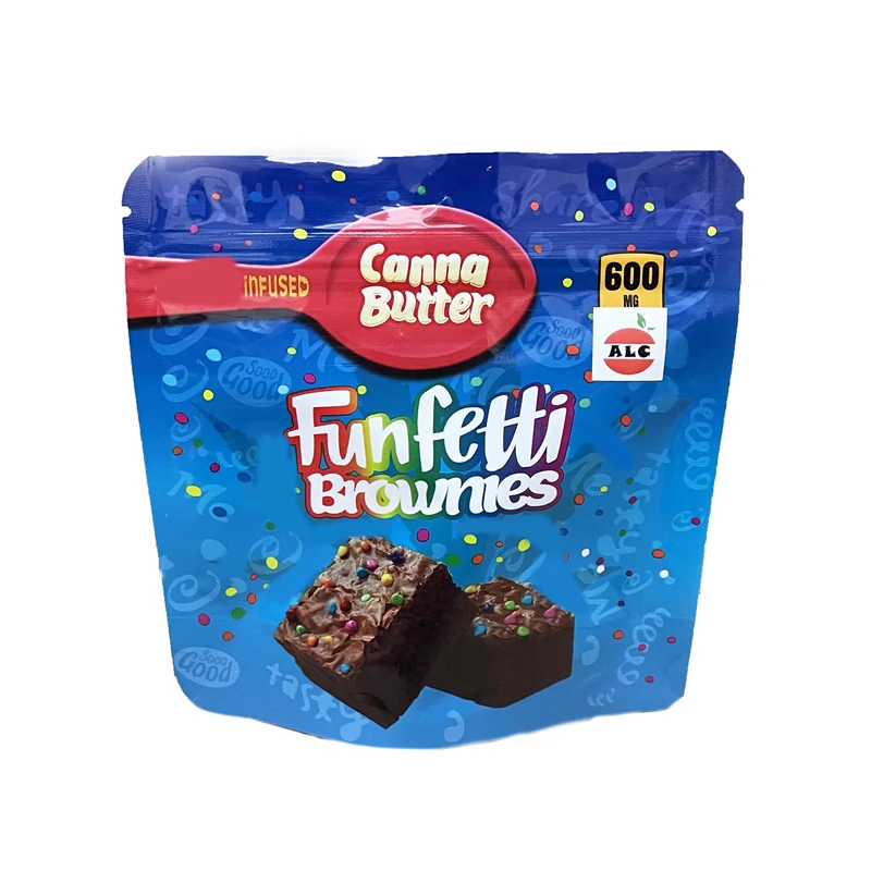 Bolsas con cremallera de 6 dise&ntilde;os, Canna, mantequilla, Mylar, embalaje (sin comida)-2