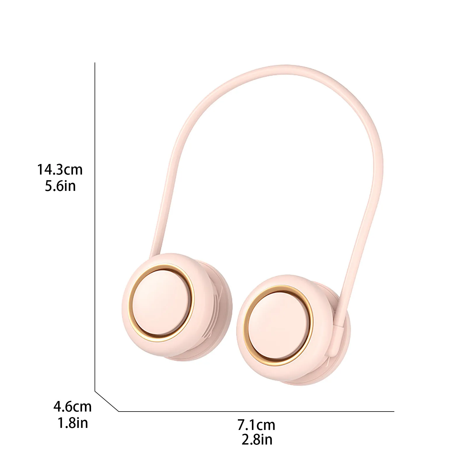 

Mini Neck Fan Portable Usb Charging Fan Rechargeable Mute Sports Fans For Outdoor Ventilador Portatil Abanicos Cooling