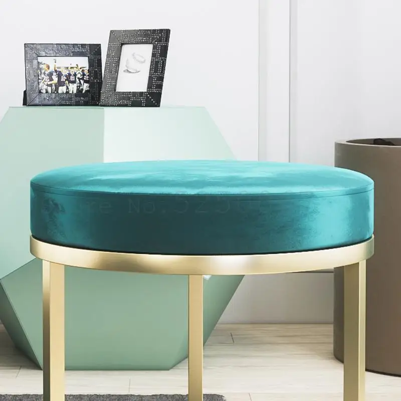 Маленькие стулья для использования в стиле Хо скандинавские скамейки с круглым