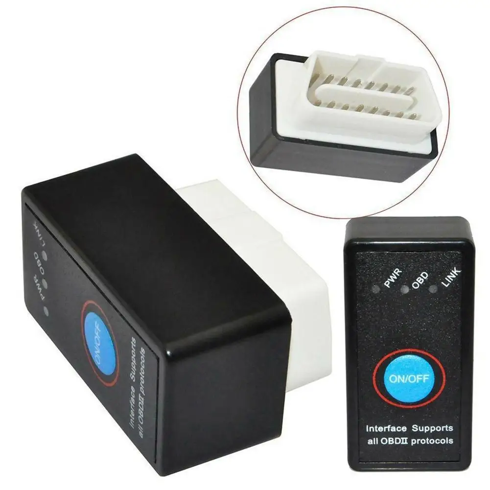Супер Мини elm327 Bluetooth OBD2 V1.5 Elm 327 V 1,5 OBD 2 автоматический диагностический инструмент сканер Elm-327 OBDII адаптер автоматический диагностический инструмент