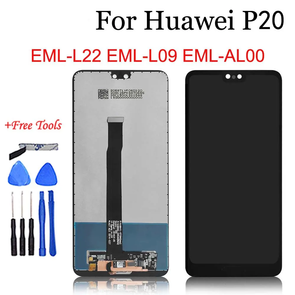 TFT Display For Huawei P20 Pro LCD Touch Screen Digitizer Assembly for P20Pro CLT-L04 CLT-L09 CLT-L29 | Мобильные телефоны и